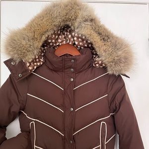 Alice & Olivia Cropped Down Puffer Coat